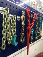 AUTO BODY FRAME MACHINE WRECKER TOW 6 PIECE CHAINS AND TOOL SET SPECIAL PRICING!