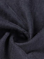 Lapel Solid Color Deerskin Casual Jacket