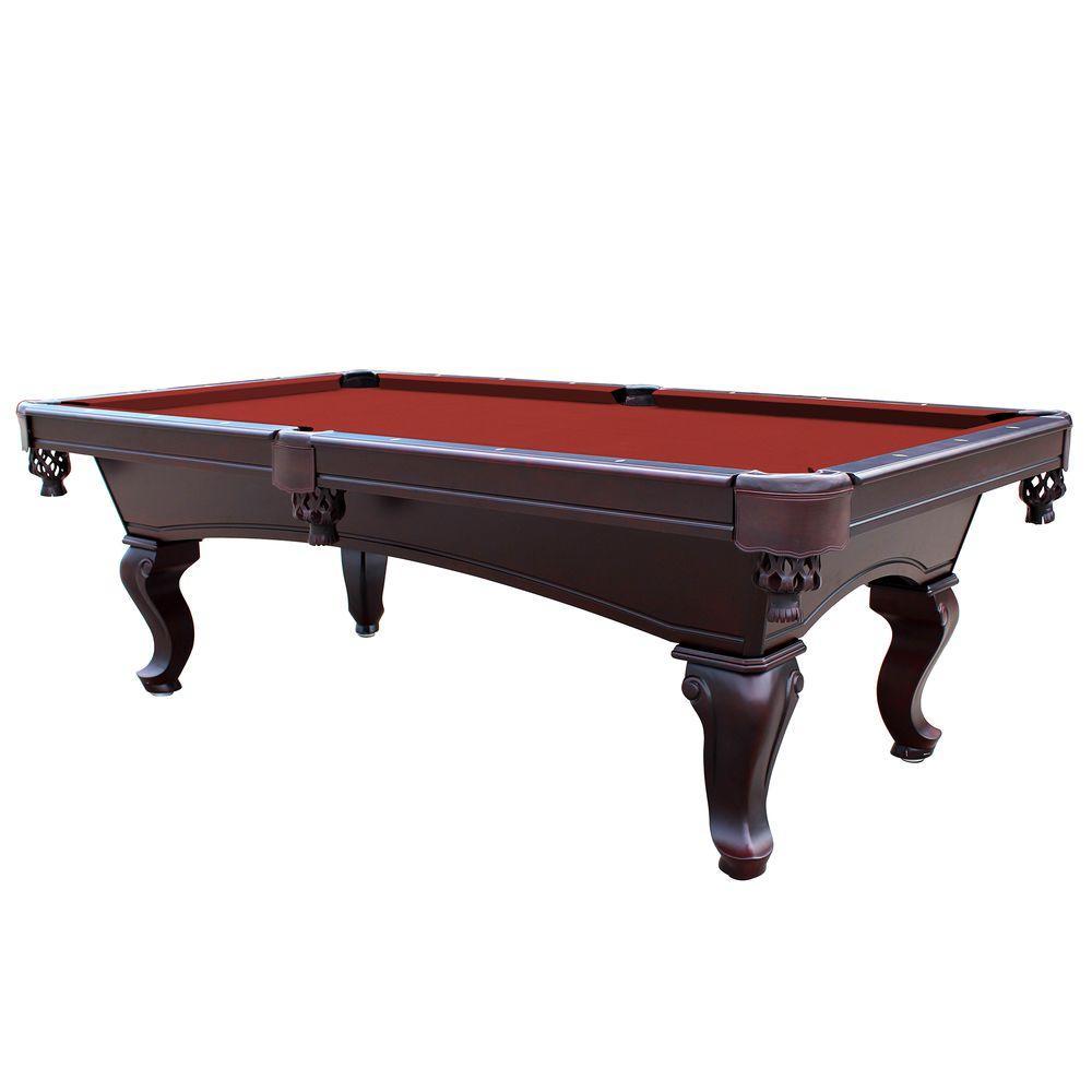 8 ft. Red Saturn II Billiards Cloth Pool Table Felt