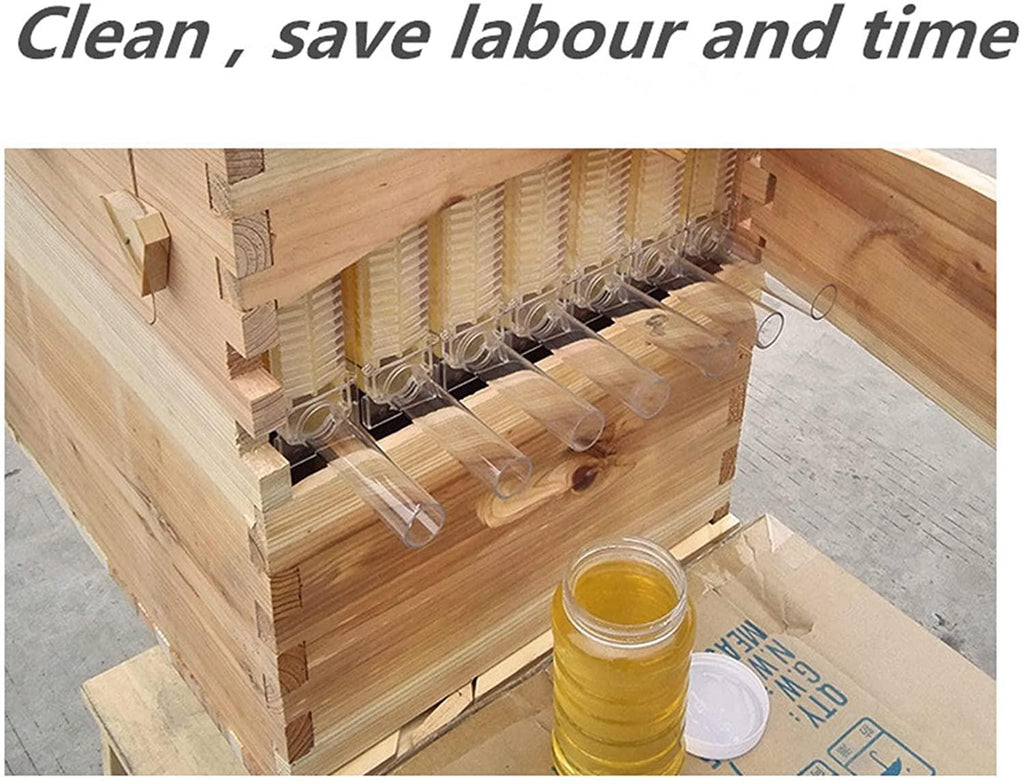 fumeng wooden bee hive house kit auto honey beekeeping beehive brood box house auto flow beehive frame comb,beehive