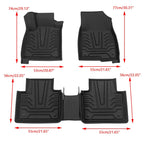 TPE All-Weather Floor Mats Fit Honda Accord 2018-2023 Sedan BLACK Generic