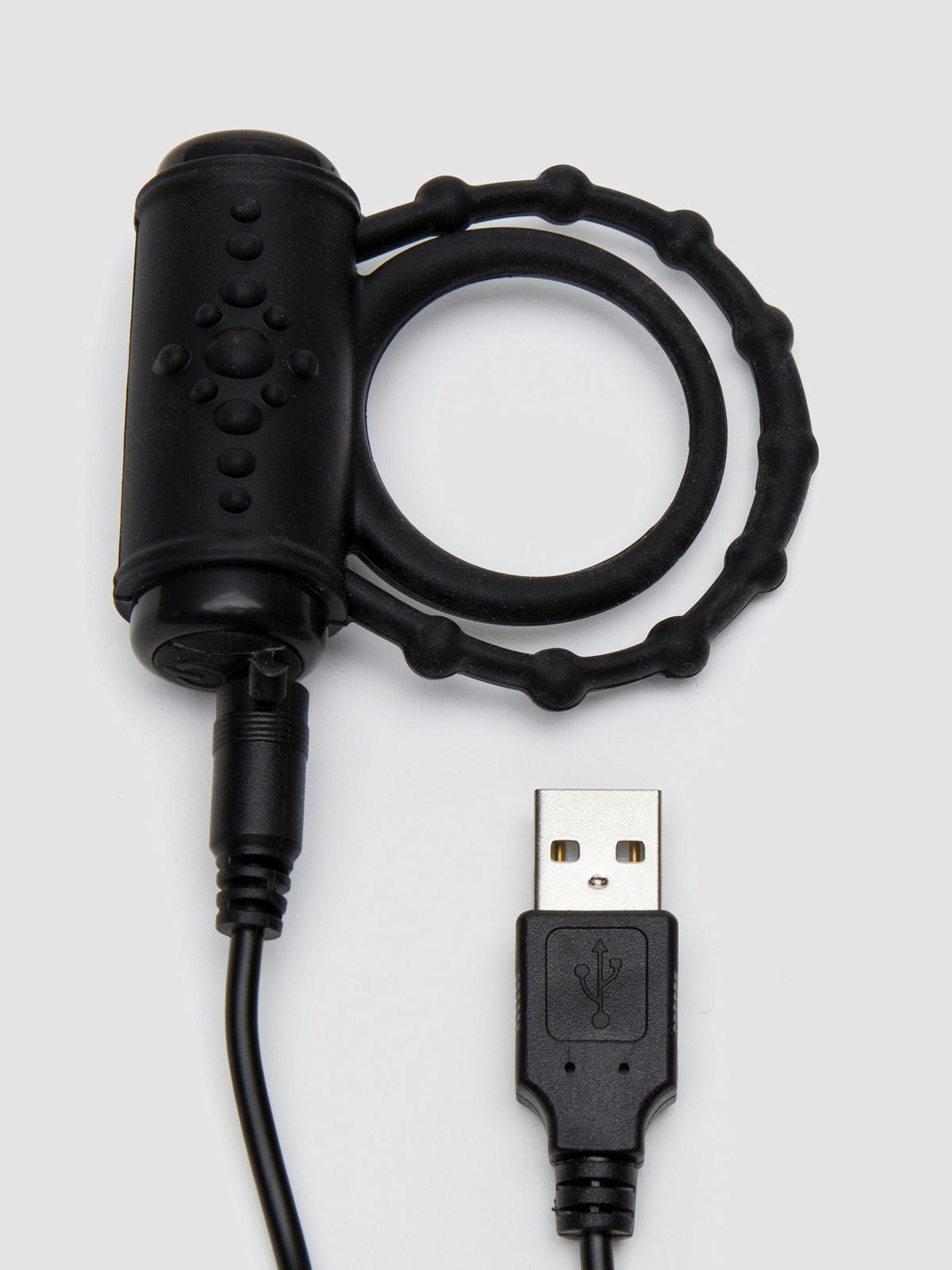 Tracey Cox Supersex Rechargeable Vibrating Love Ring, Black