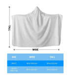 Breedink American Eskimo Dog Print Hooded Blanket