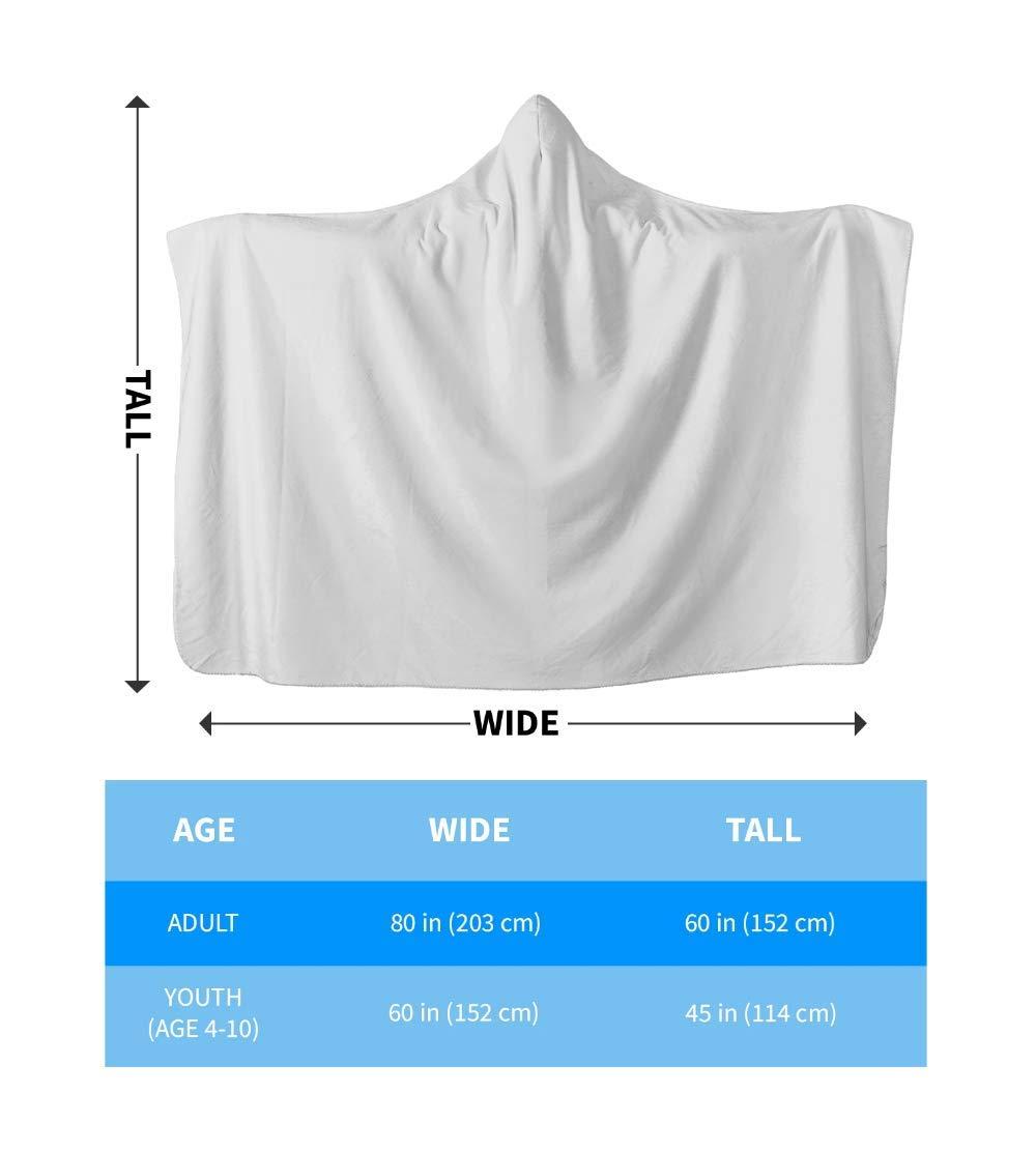 Breedink American Eskimo Dog Print Hooded Blanket