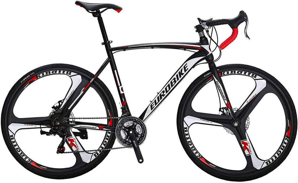 XC550 700C Road Bike 54cm (About 21 Inches) Frame 3-Spoke Wheels 21 Speed Dual Disc Brakes Commuter Bikes for Mens Bicycle