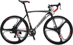 XC550 700C Road Bike 54cm (About 21 Inches) Frame 3-Spoke Wheels 21 Speed Dual Disc Brakes Commuter Bikes for Mens Bicycle