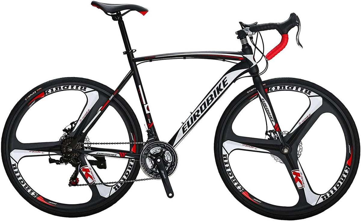 XC550 700C Road Bike 54cm (About 21 Inches) Frame 3-Spoke Wheels 21 Speed Dual Disc Brakes Commuter Bikes for Mens Bicycle
