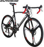XC550 700C Road Bike 54cm (About 21 Inches) Frame 3-Spoke Wheels 21 Speed Dual Disc Brakes Commuter Bikes for Mens Bicycle