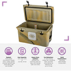 Classic 65 Qt. Rotational-Molded Cooler in Tan