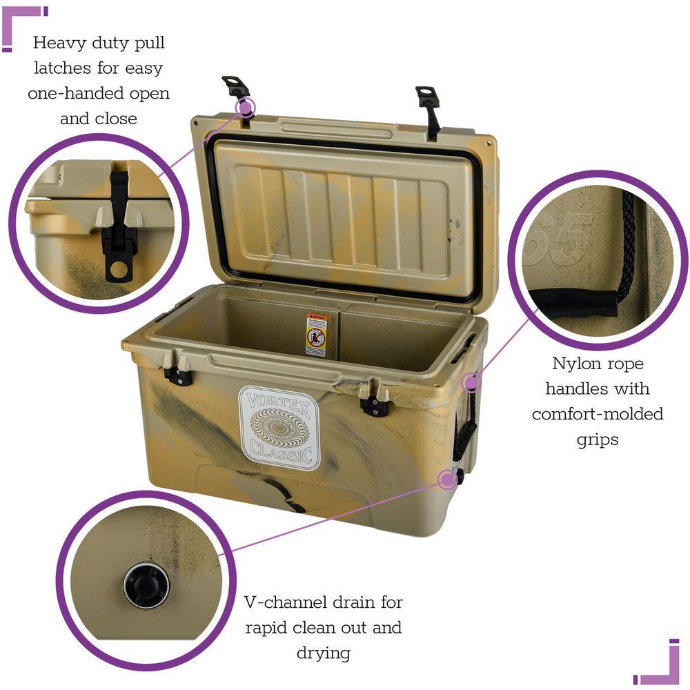 Classic 65 Qt. Rotational-Molded Cooler in Tan