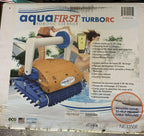 new in box ! aqua first turbo rc - robotic pool cleaner remote control