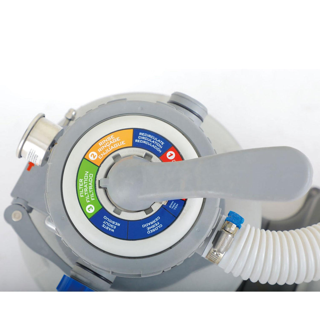 summer waves 10 inch sand filter pump system for above ground pools