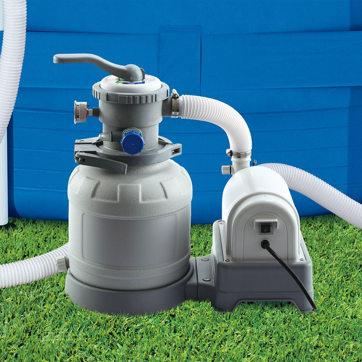 summer waves 10 inch sand filter pump system for above ground pools