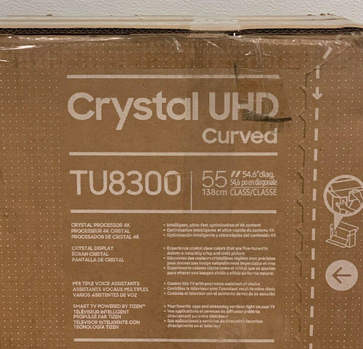 samsung (tu8300) crystal uhd 55" curved 4k tv
