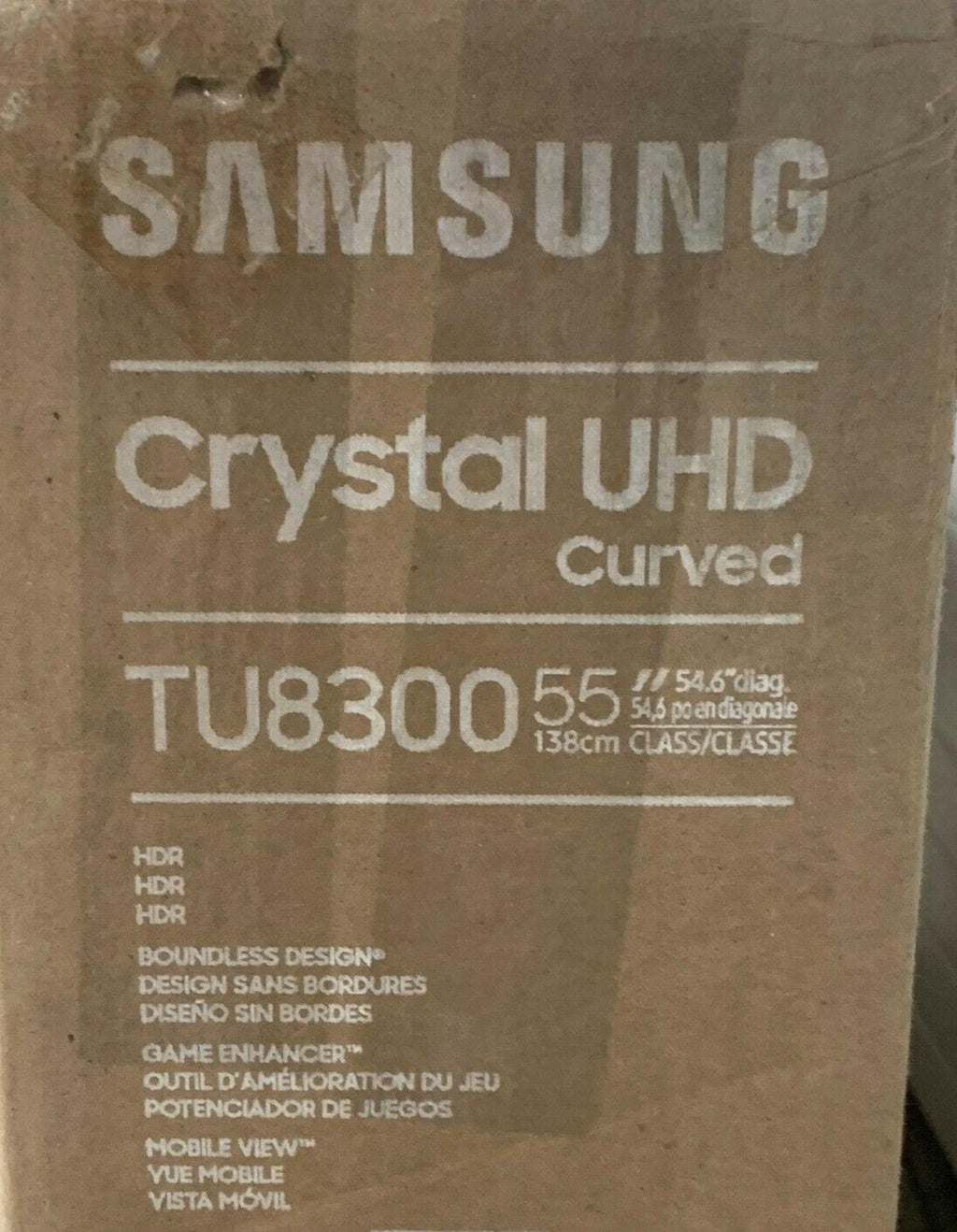 samsung (tu8300) crystal uhd 55" curved 4k tv