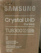 samsung (tu8300) crystal uhd 55" curved 4k tv