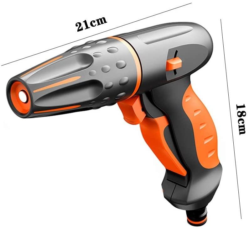 ZHJING Agricultural Irrigation Garden Hose Nozzle Heavy Duty Sprinkler Garden Lawn Sprinkler Spray Gun (Size : 50m Suit)