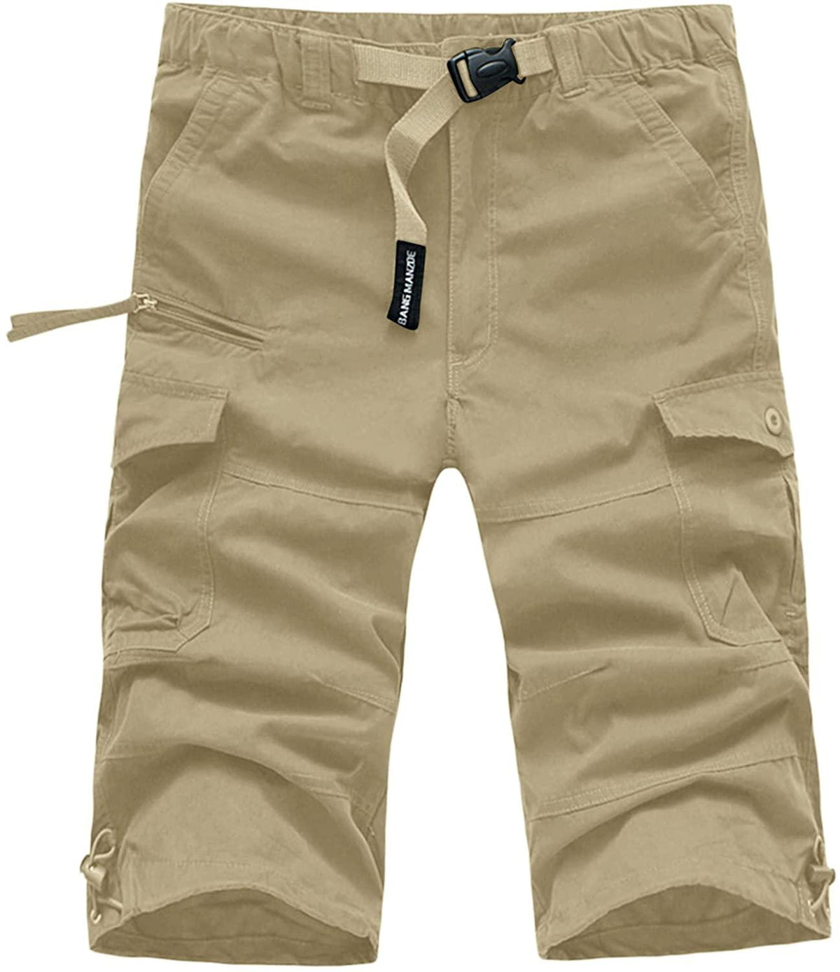 Men's Shorts Casual Classic Fit Drawstring Summer Beach Shorts with Elastic Waist and Pockets