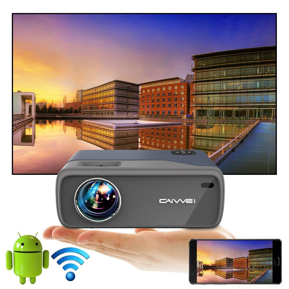 native 1080p smart home cinema projector android9.0 bt wifi daytime av tv stick