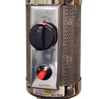 SUNHEAT 99607 46,000 BTU Umbrella Propane Patio Heater Black Bundle with 1 Year Extended Protection Plan
