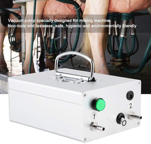 aluminum alloy pulsation electric milking machine vacuum pump for sheep farm livestock toolau plug 100- 240v