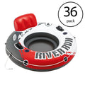 River Run 1 53" Inflatable Floating Tube Lake Pool Ocean Raft (36 Pack)