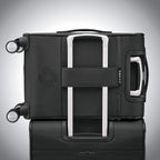 Solyte DLX Softside Expandable Luggage with Spinner Wheels, Midnight Black, Carry-On 20-Inch
