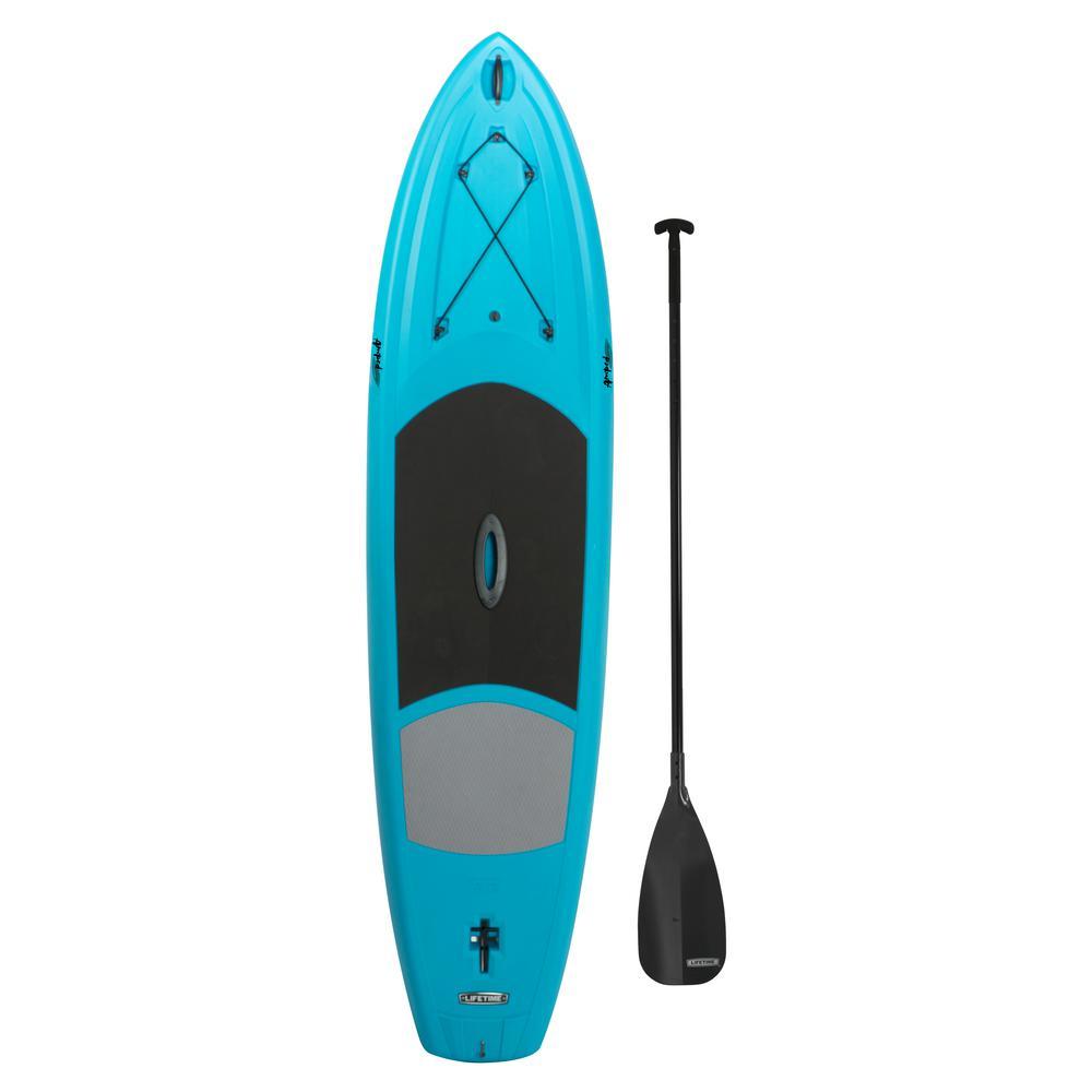 Amped 11 ft. long x 32 in. wide Paddle Board in Glacier Blue