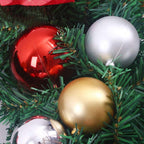 YANXIAOPING Artificial Christmas Wreath， Flower Ball Decorated  with 2.7m，Pre-Christmas Hotel Decoration (Size : 5pack)