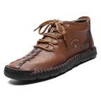 Autumn Winter Men's Big Size Leather Boots