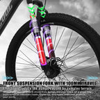 26 inch Mens 21-Speed Mountain Bike, 17" Aluminum Frame, Trigger Shift, Red