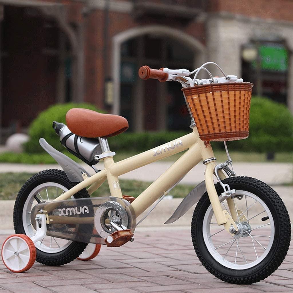 JLFSDB Kids Bike BMX Bike for Kids Boys Girls Bicycle Children Bicycle Kids Bike 12”, 14”, 16”, 18” for Girls Boys Ages 2-12 Years Old with Training Wheels Hand Brakes Basket