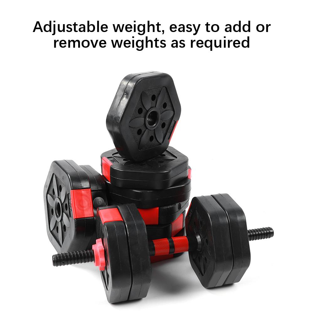 56LB Adjustable Dumbbell Weight Sets Eco閳ユ厭riendly Fitness Equipment with 25cm Connection Rod
