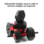 56LB Adjustable Dumbbell Weight Sets Eco閳ユ厭riendly Fitness Equipment with 25cm Connection Rod