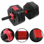 56LB Adjustable Dumbbell Weight Sets Eco閳ユ厭riendly Fitness Equipment with 25cm Connection Rod