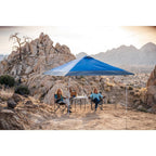 12 ft. x 12 ft. Blue Mega Shade Pop-Up Canopy with Grey Trim