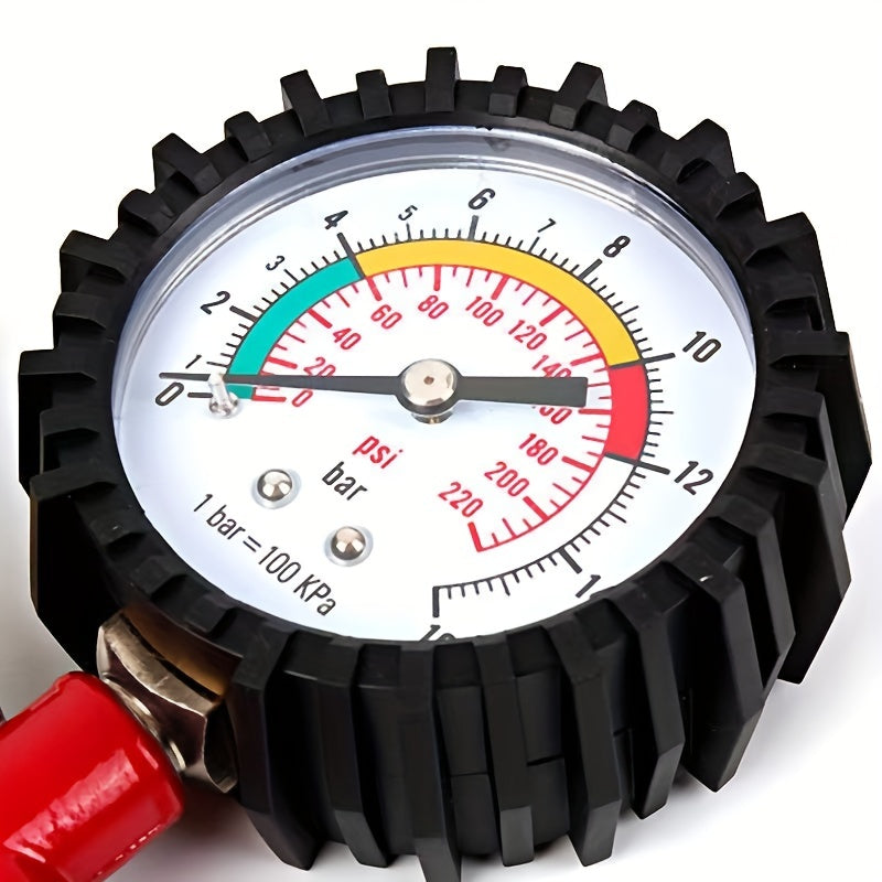 Upgrade Your Car's Tire Performance with this Professional Tire Pressure Gauand Inflator Gun!