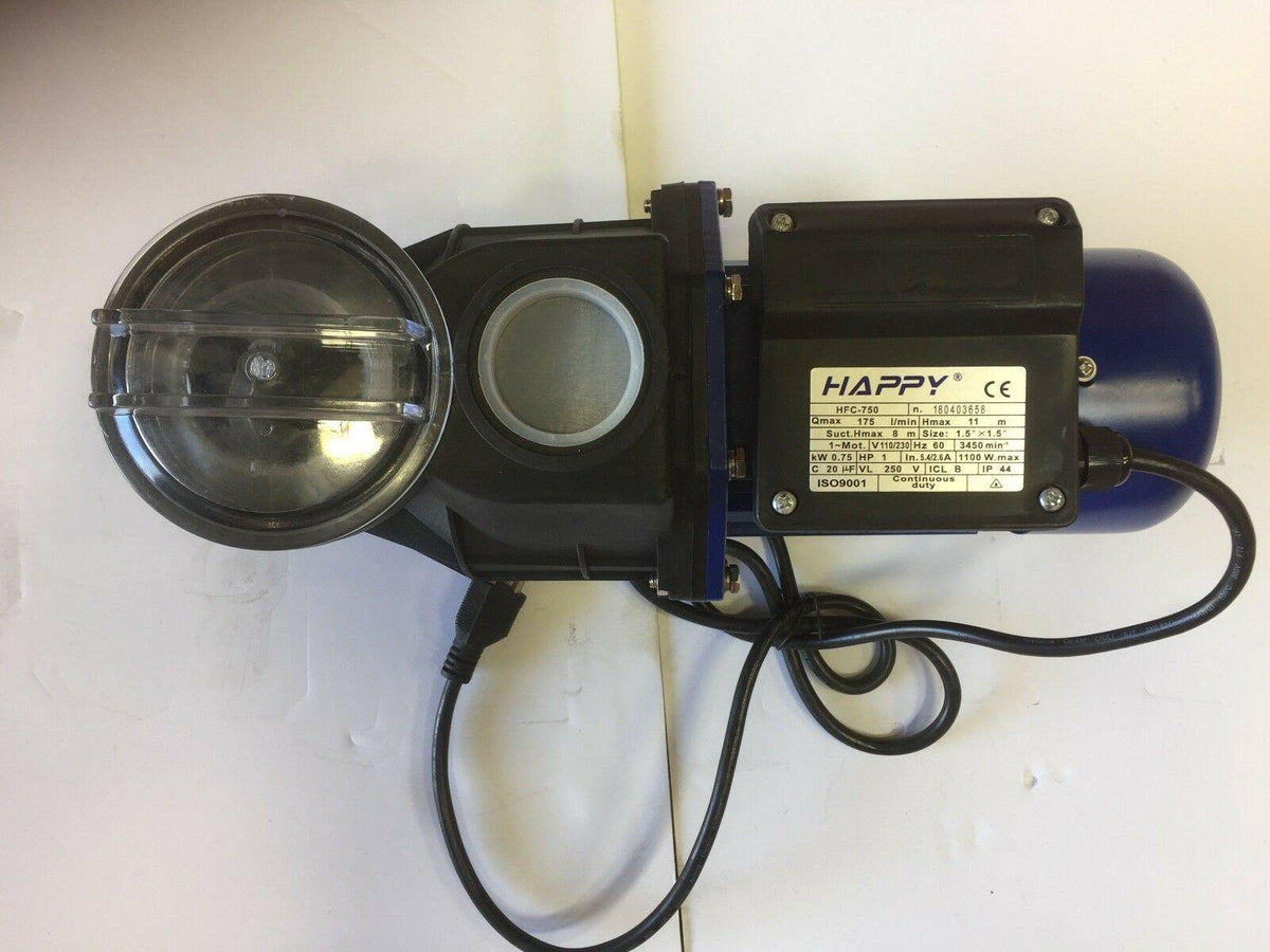 1 hp in ground swimming pool pump with strainer 110v/230v 1.5" inlet/outlet