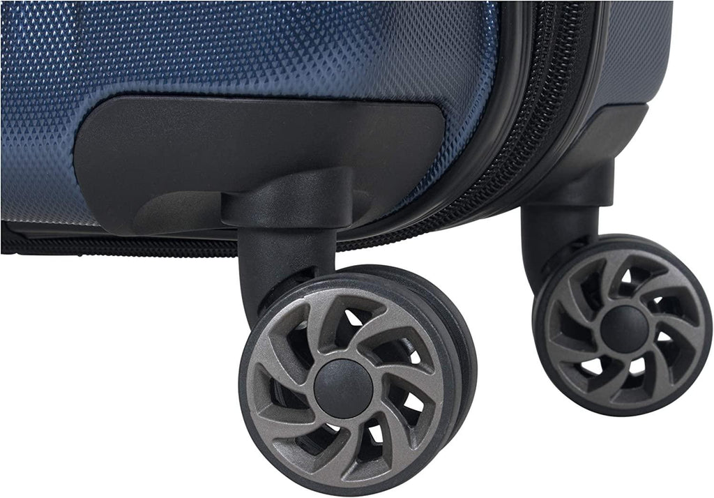 Scott's Corner Hardside Expandable 8-Wheel Spinner TSA Lock Travel Suitcase, Navy, 3-Piece Set (20", 24", &amp; 28")