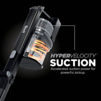 Shark IZ682H Vertex Pro Cordless Stick Vacuum with IQ Display, DuoClean PowerFins &amp; MultiFLEX, Extra Battery, Crevice Tool, Pet Multi-Tool &amp; Anti-Allergen Dusting Brush, 120min Runtime, Black