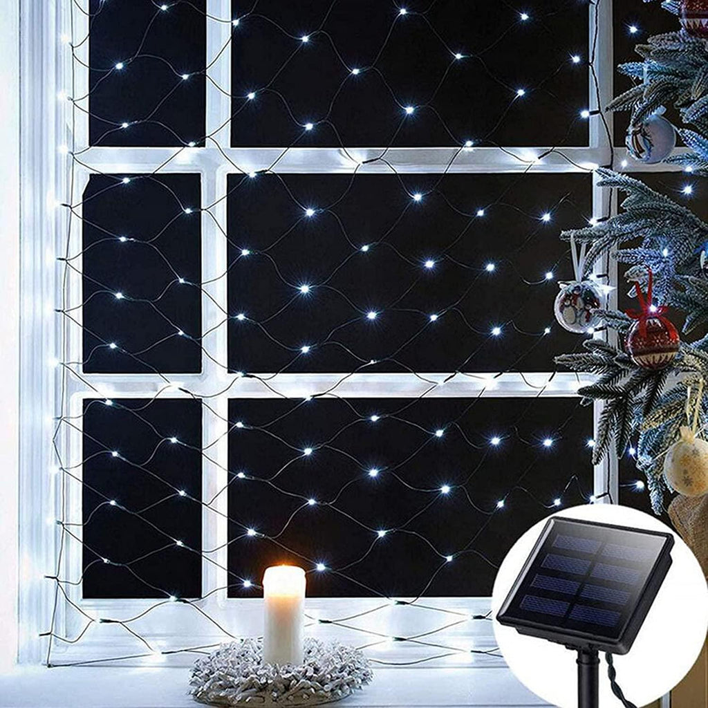 JFNV-108M LED Fairy Light with 8 Controllable Modes,Water-Resistant String Light for Christmas Party Wedding Festival Window Decorations,White,108M