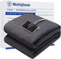 Heated Blanket, Electric Throw Blanket with 10 Heating Levels, 12 Hours Auto Off, Overheat Protection, Machine Washable, Flannel (Twin, 62x84 Inches, Charcoal)