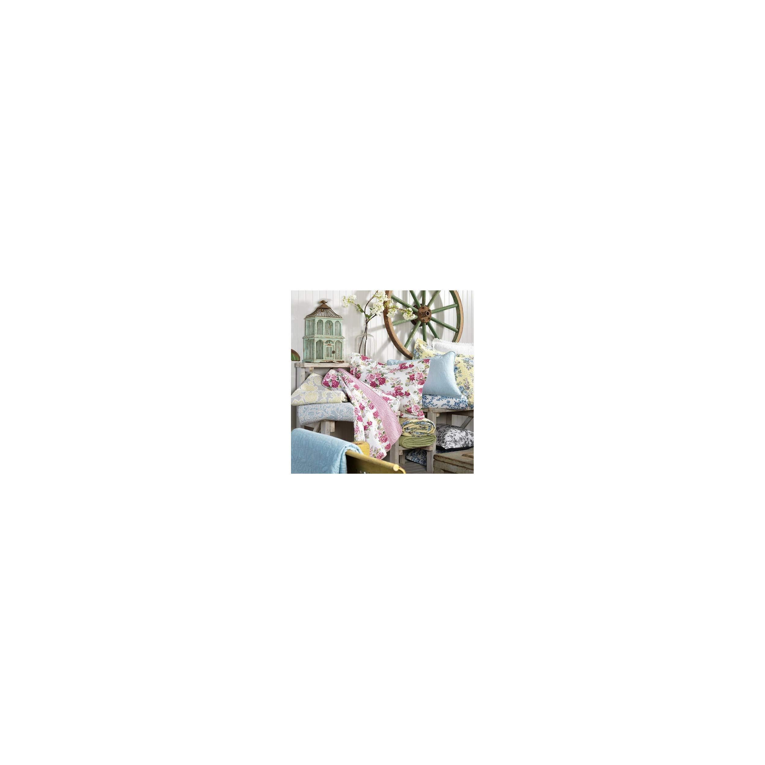 Laura Ashley Home | Kenna Collection | Luxury Premium Ultra Soft Quilt Coverlet, Comfortable 3 Piece Bedding Set, All Season Stylish Bedspread, Full/Queen, Cornflower