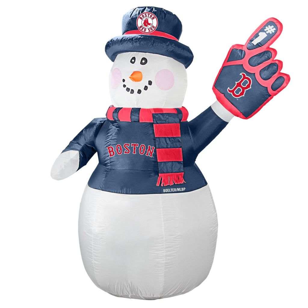 Boston Red Sox 7' Inflatable Snowman