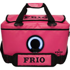 360 24-Vault Chest Cooler with Bluetooth Speaker in Bright Pink