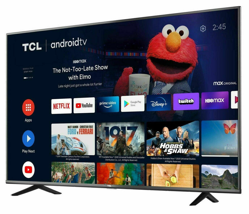 tcl 50s434 - 50" 4-series 4k ultra hd hdr android  smart led tv | 3 hdmi