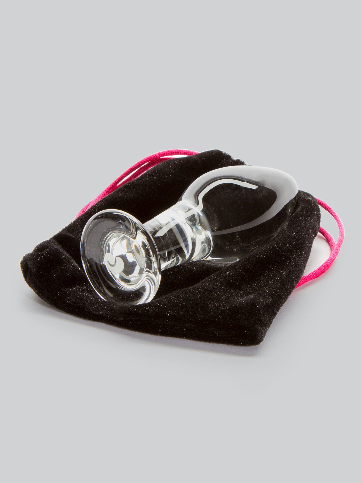 Lovehoney Pure Pleasure Sensual Glass Butt Plug, Clear
