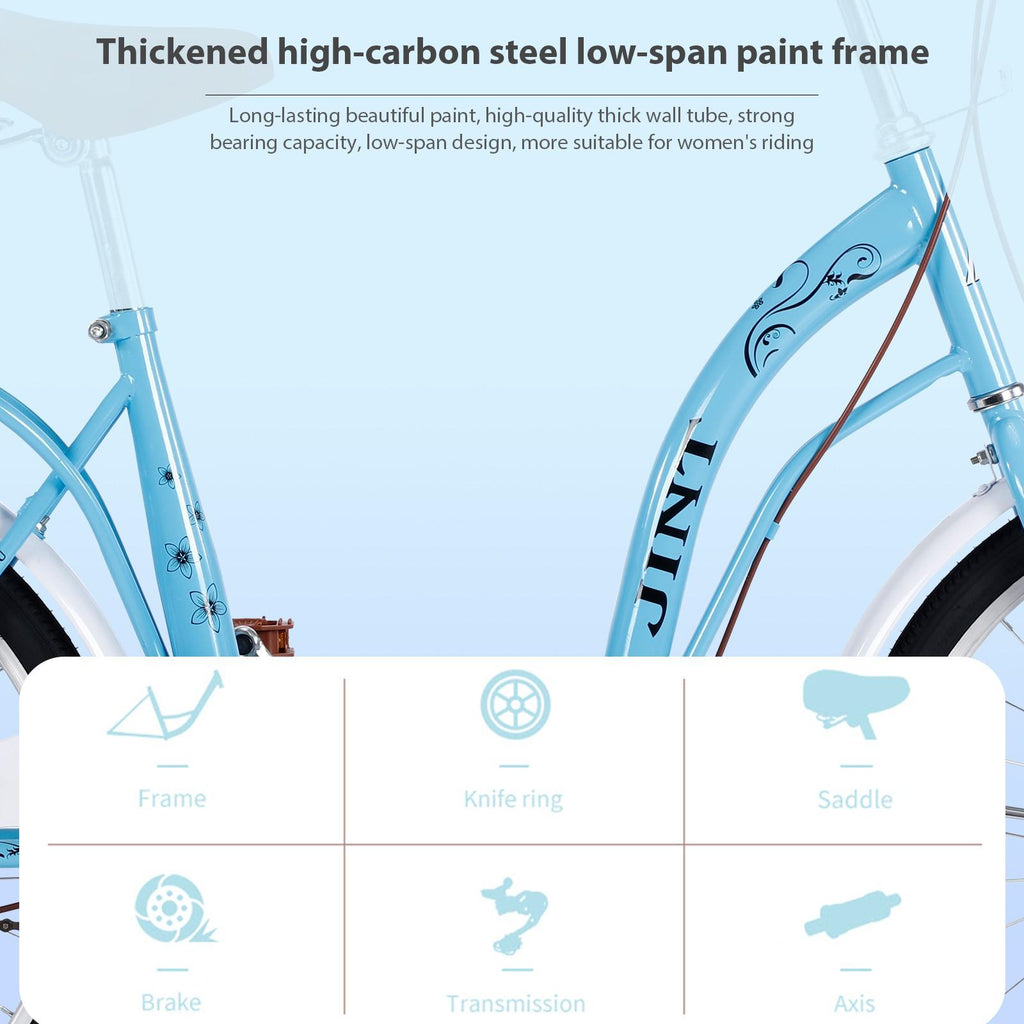 Classic Bicycle Retro Bicycle Beach Cruiser Bicycle Retro Bicycle,Cruiser Bikes,Blue