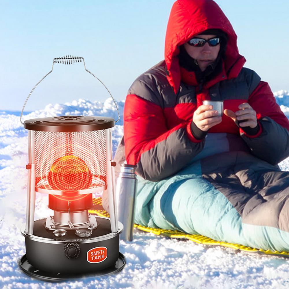 Viugreum Kerosene Warmer Lightweight Kerosene Heater with Oil Gauge Outdoor Kerosene Stove for Outdoor Camping Fishing Barbecuing Ice Fishing exceptional