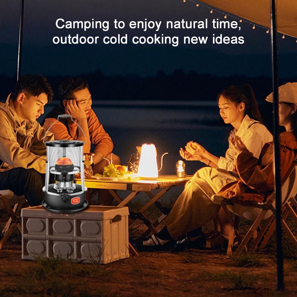 Houssem Aouar Outdoor Kerosene Heater Higher Calorific Power Ourdoor Kerosene Stove Warmer Portable Kerosene Warmer Automatic Extinguishing for Heating Boiling Water Cooking Barbecuing sweetie